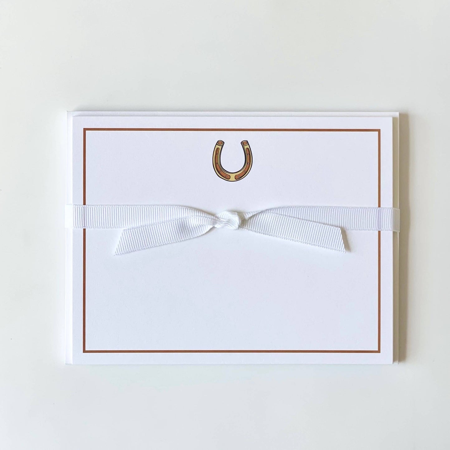 Horseshoe - Flat Note Cards