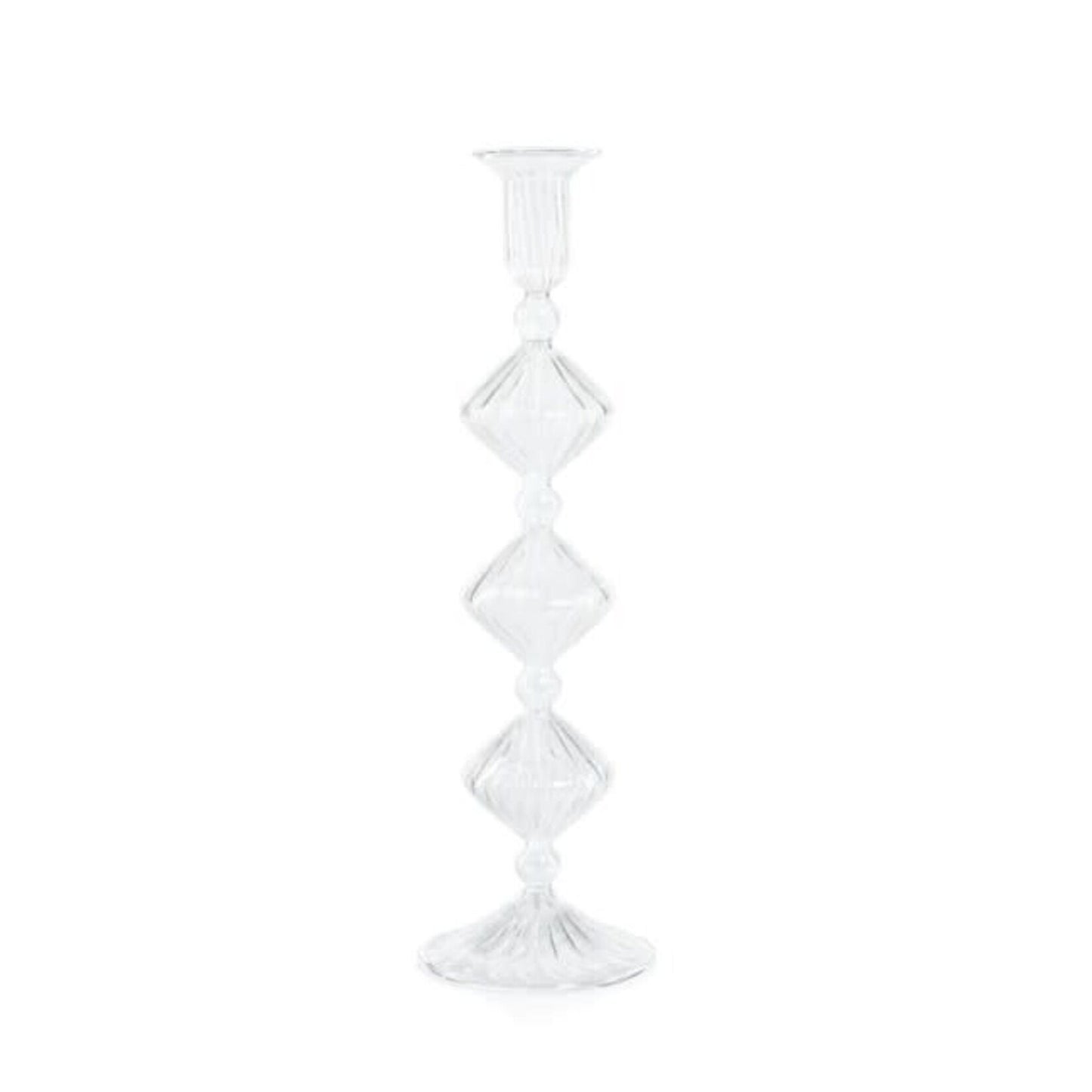 13” Glass Taper Holder