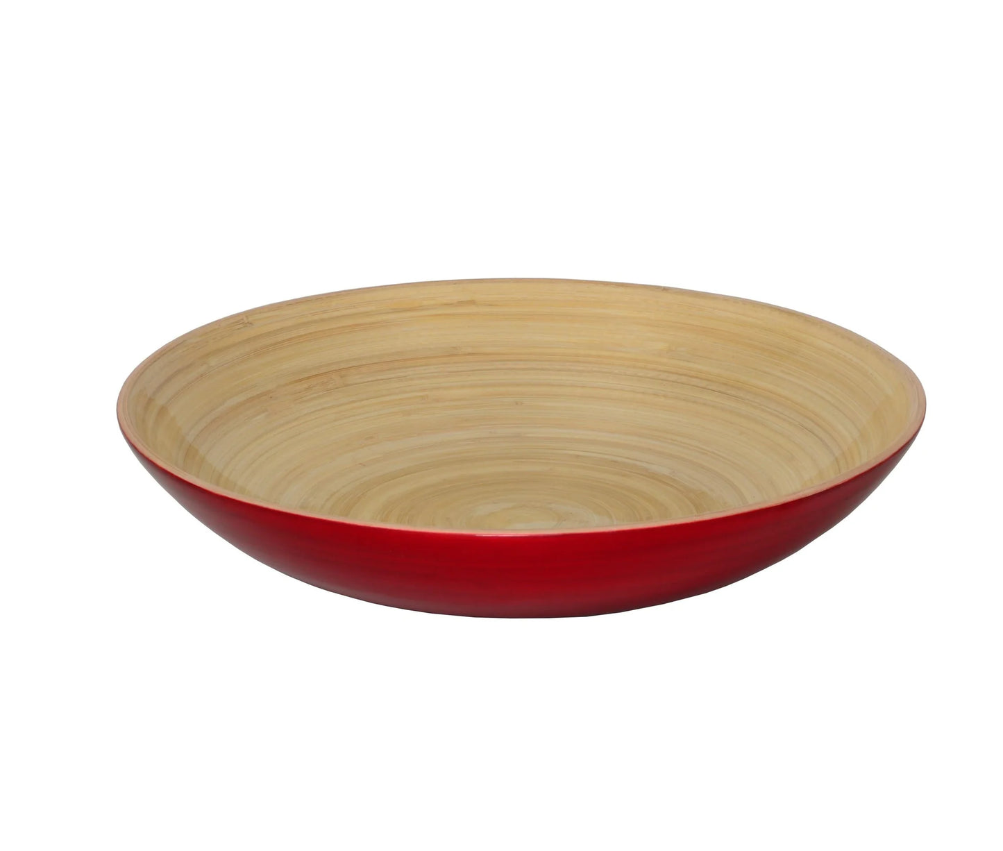 Bamboo Fruit Bowl, Red