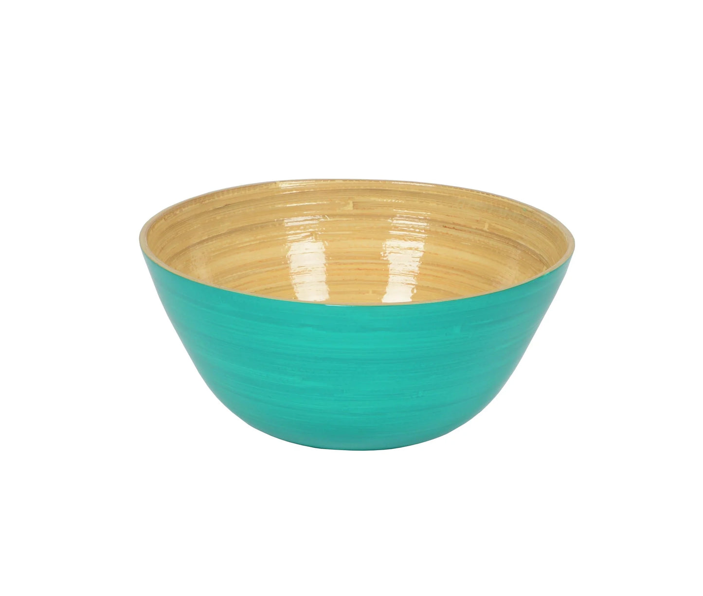 Bamboo Noodle Bowl, Turquoise