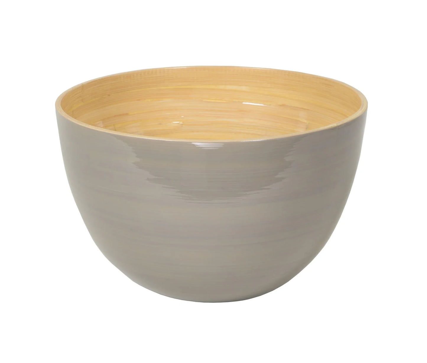 Bamboo Mixing Bowl, Nature Gray
