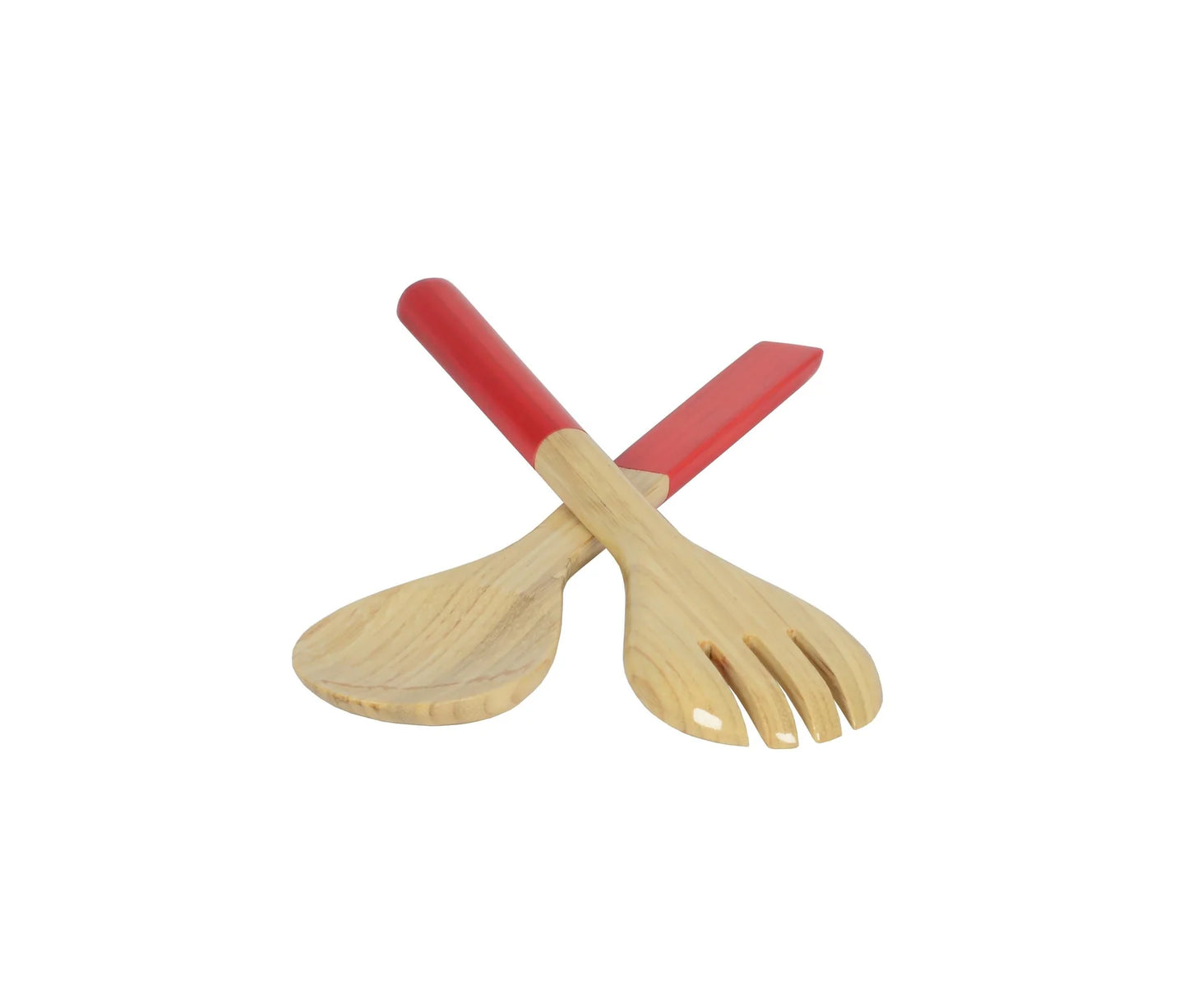 Small Salad Server Set, Orange