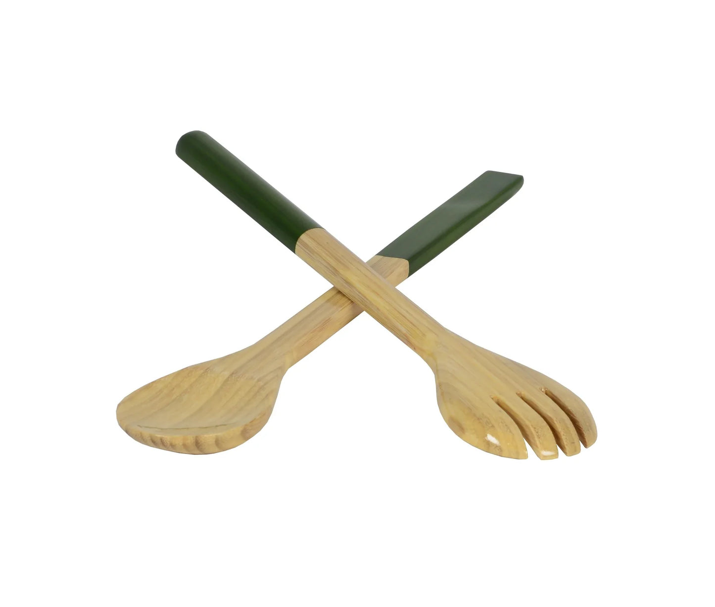 Large Salad Server Set, Grass Green