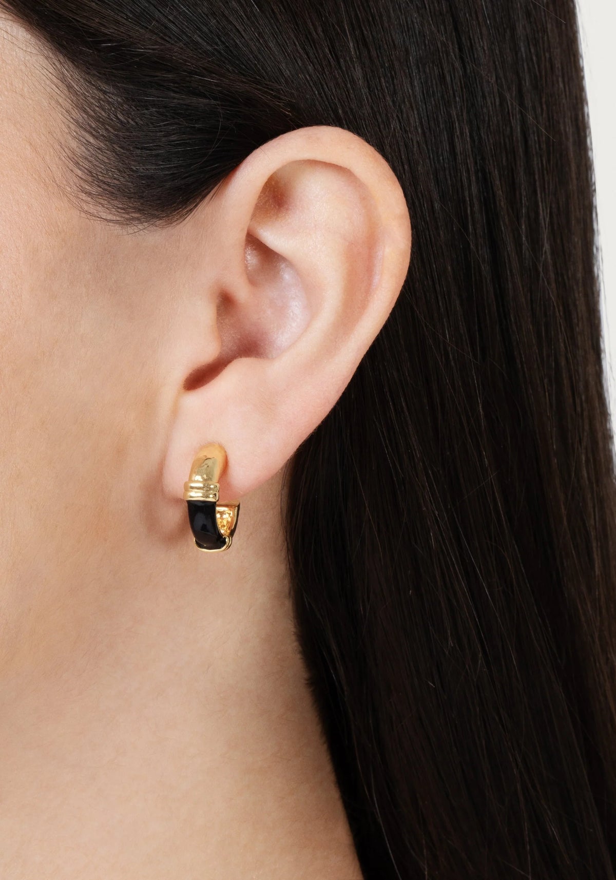 Forza Huggie Hoop Earrings | Lapis