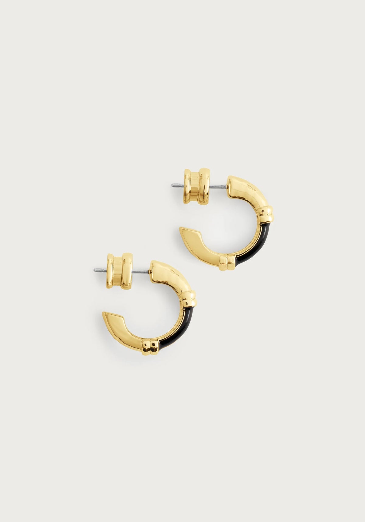 Forza Huggie Hoop Earrings | Black