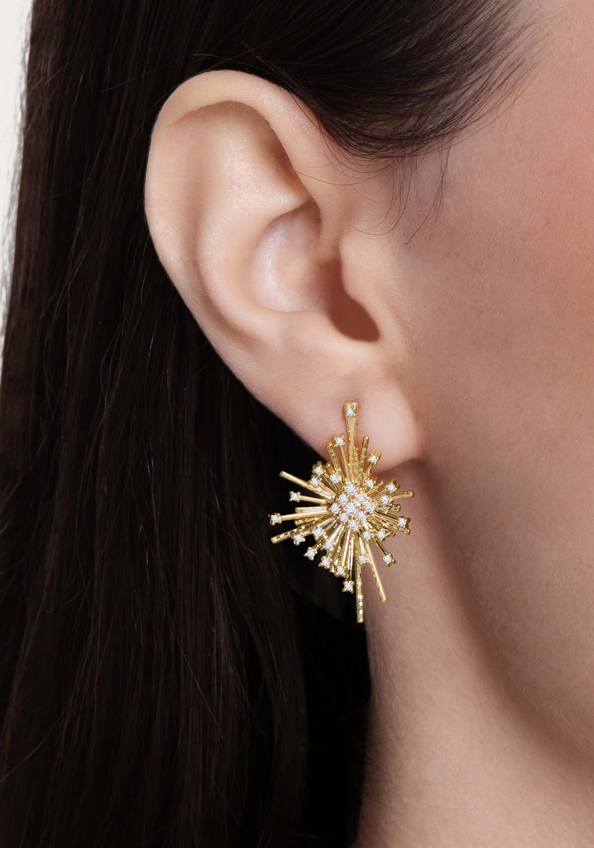 Celeste Statement Earrings | Gold