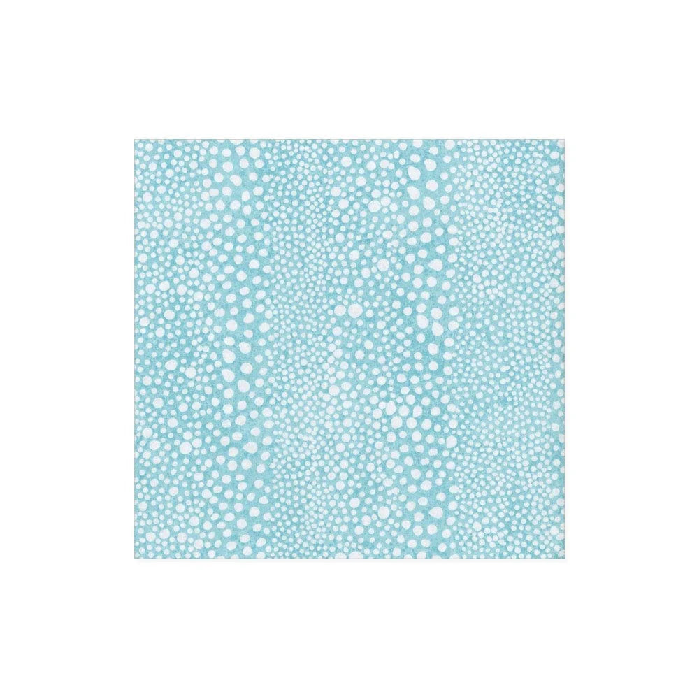 Pebble Paper Linen Cocktail Napkin in Seafoam