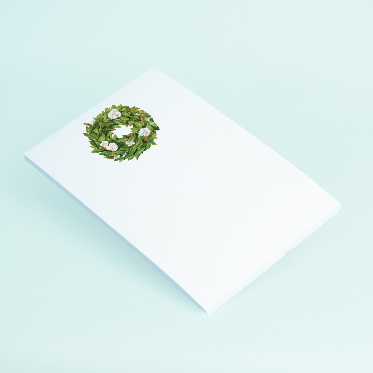 Magnolia Wreath Notepad