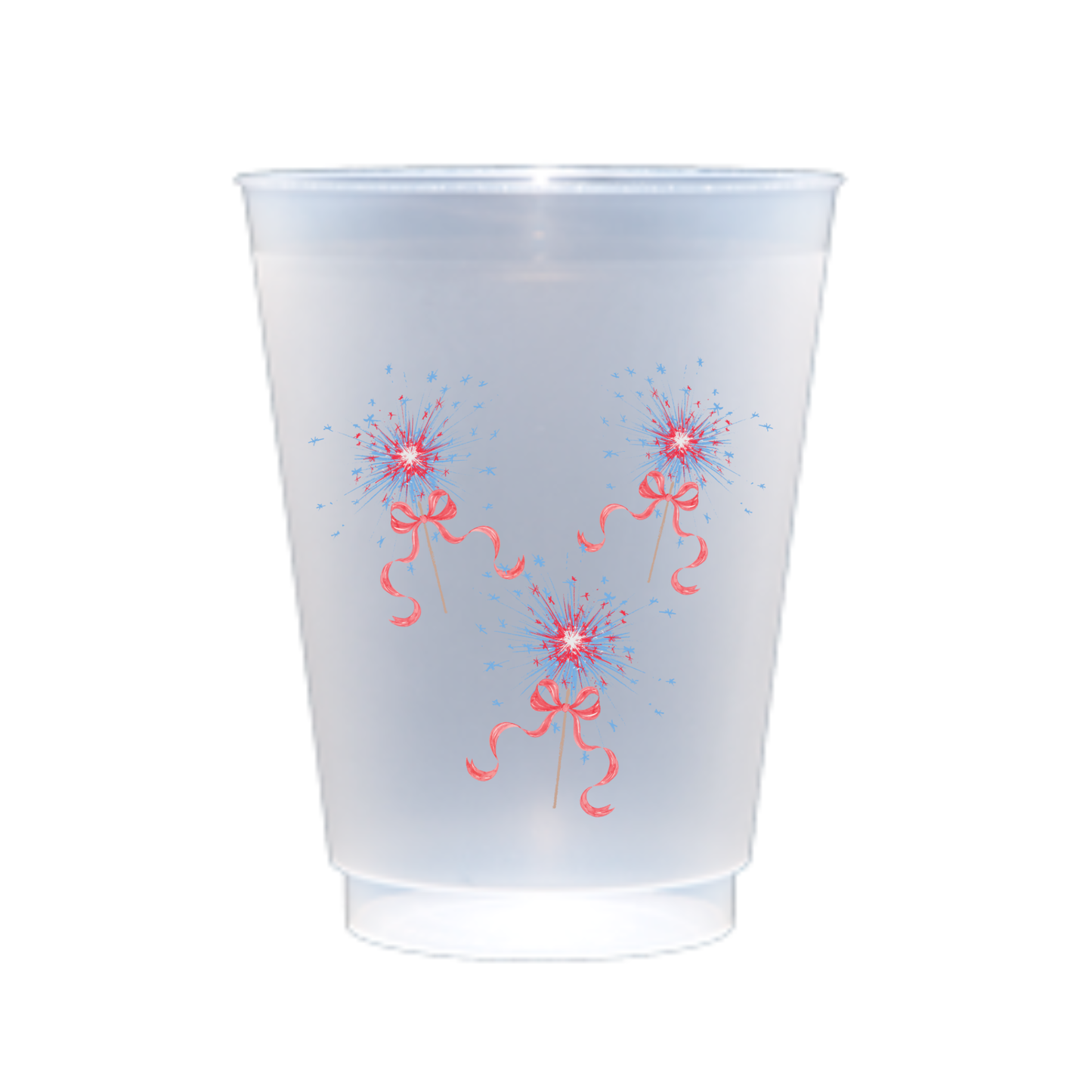All American Sparklers Shatterproof Cup | Set of 8, 16 oz