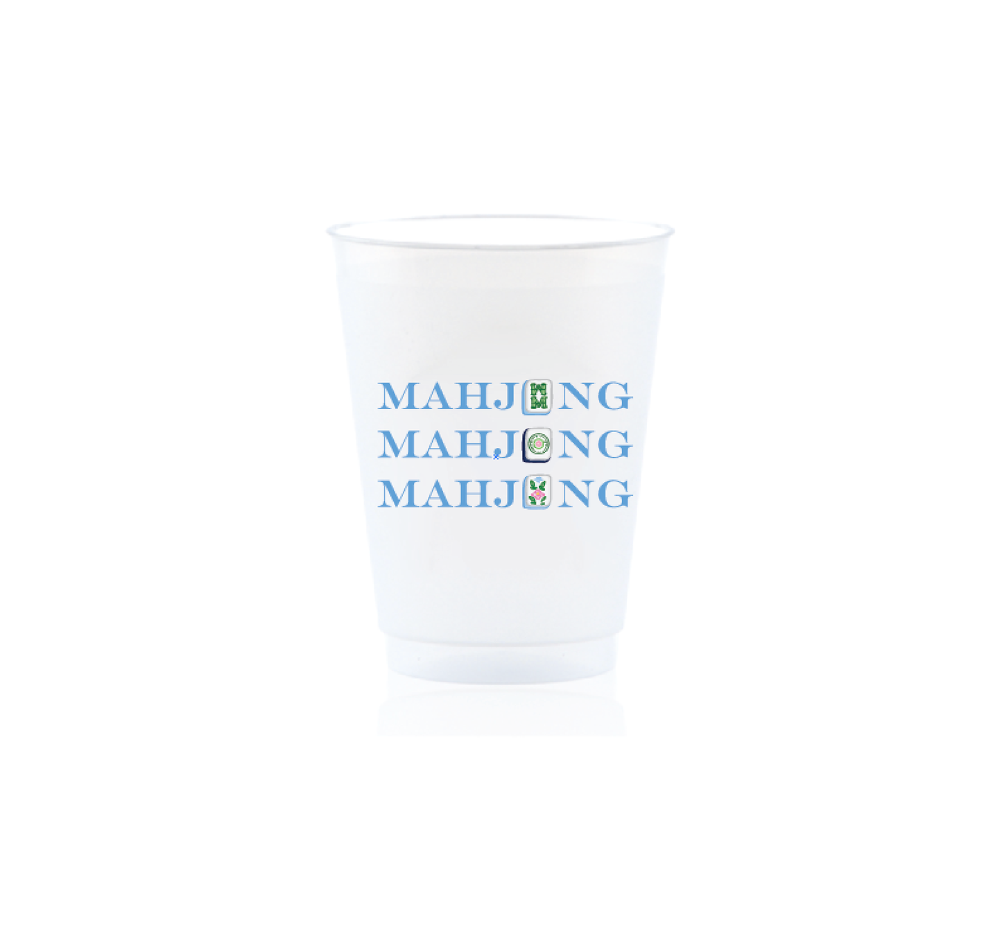 Mahjong - Shatterproof Cups