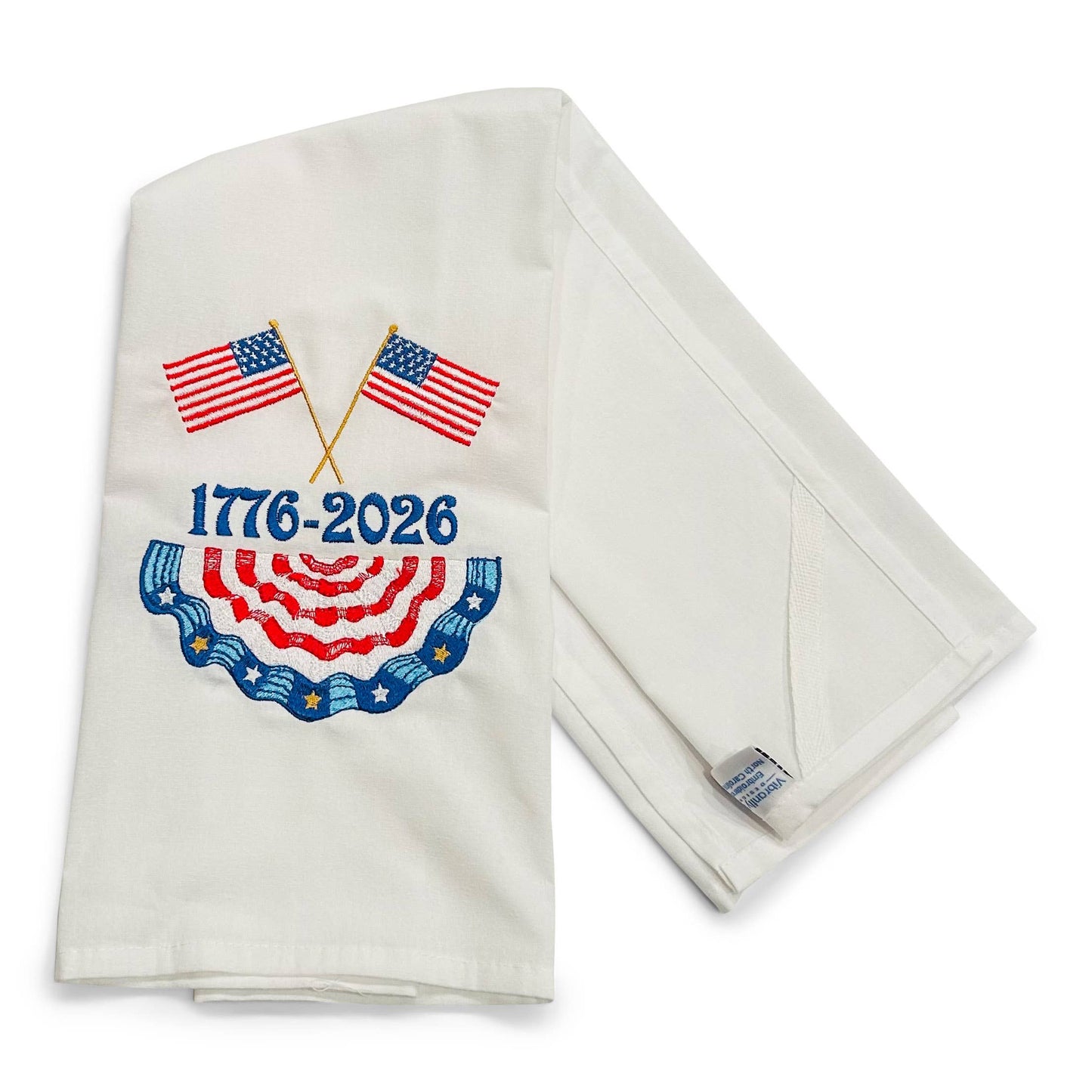 1776 America Banner on white