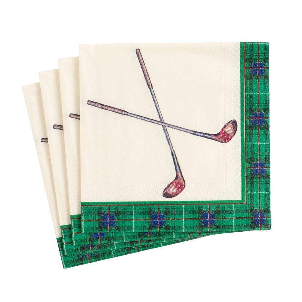 Golfing Paper Cocktail Napkin
