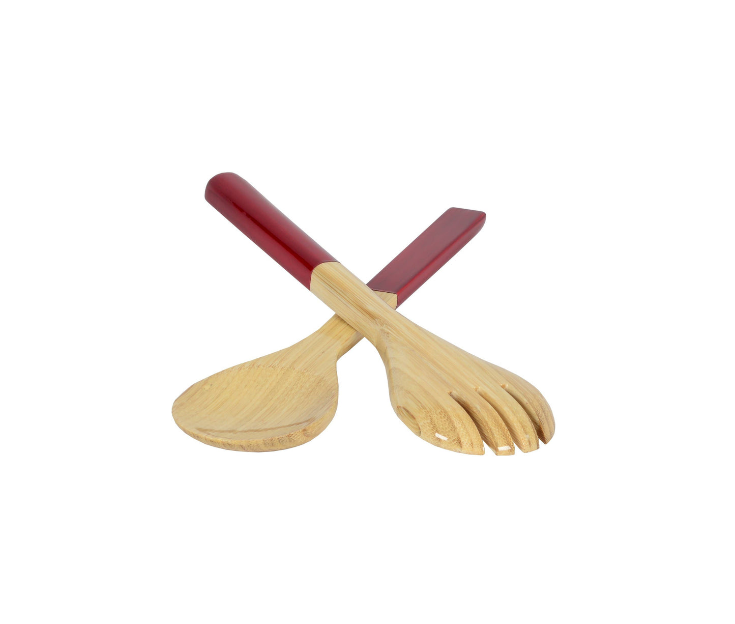Small Salad Server Set, Red