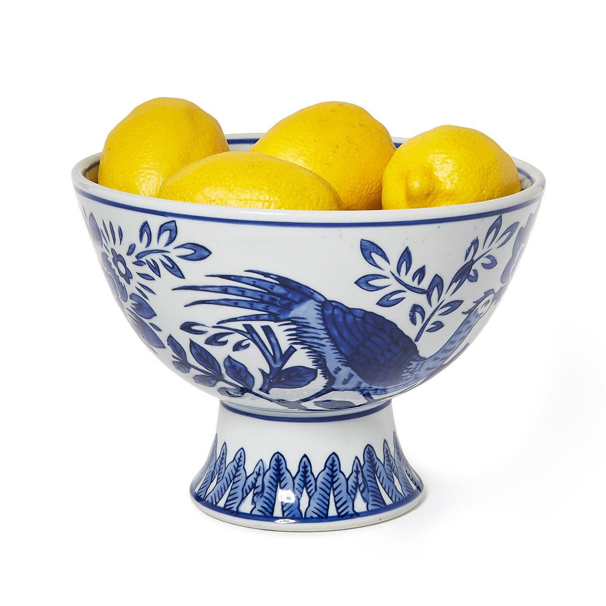 Blue Flora & Fauna Bowl