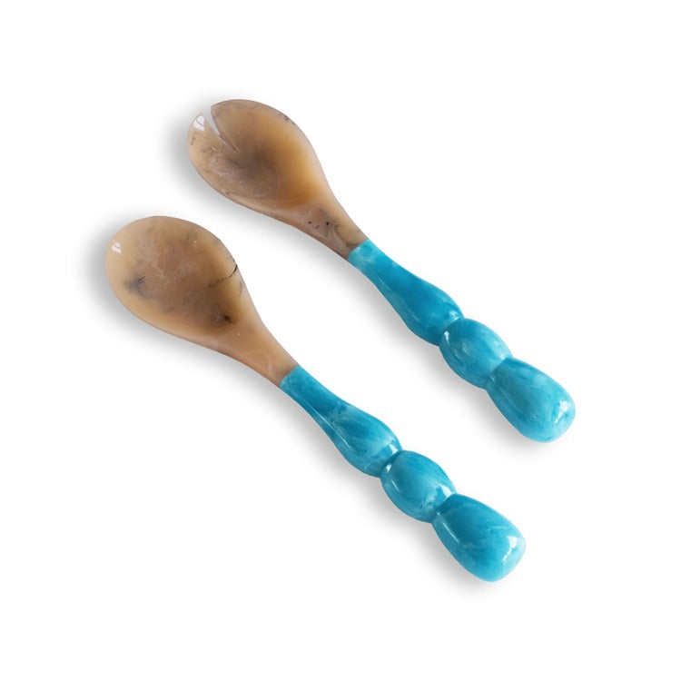 Rio Bubble Salad Servers (Turquoise)