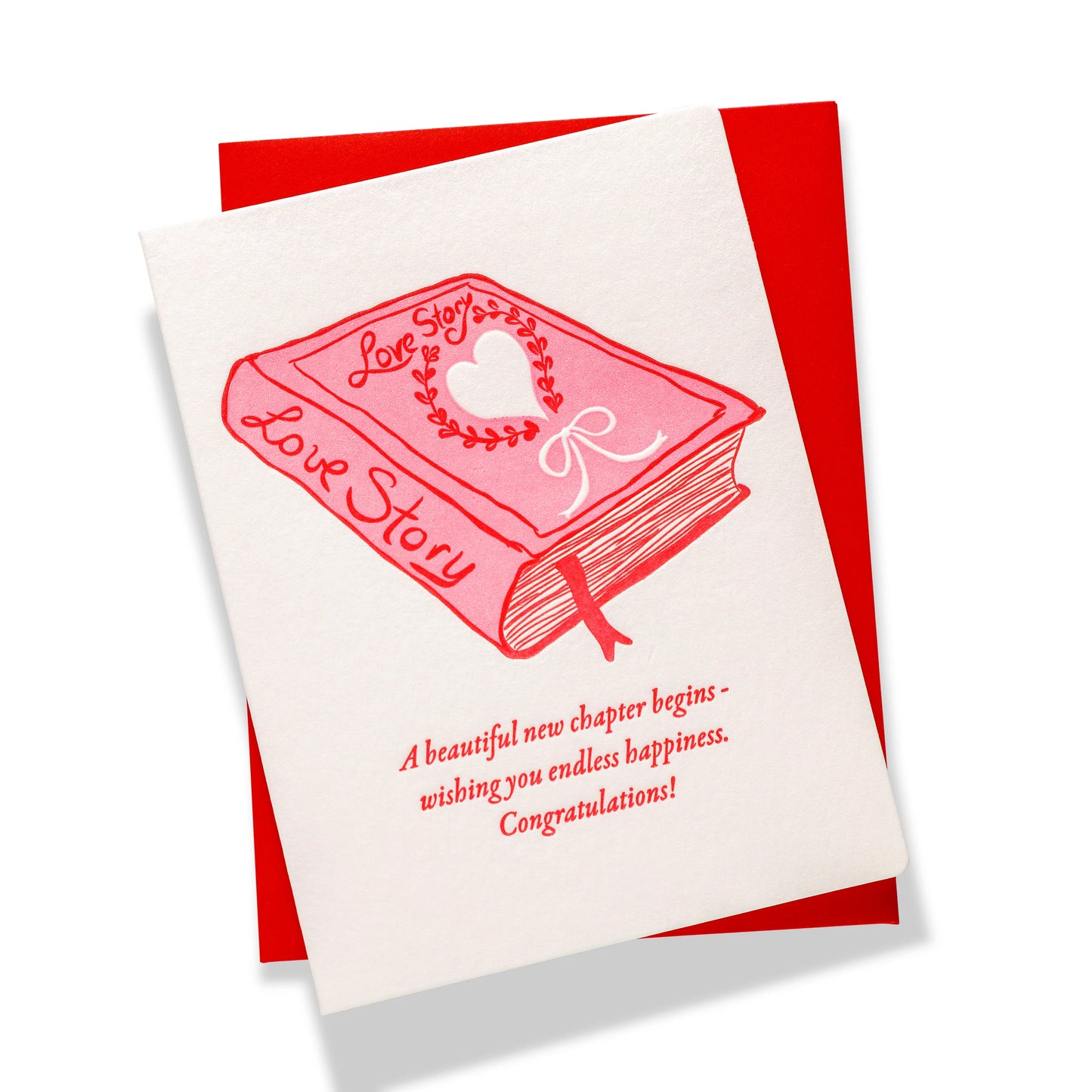 Letterpress Greeting Card | Love Story | Love