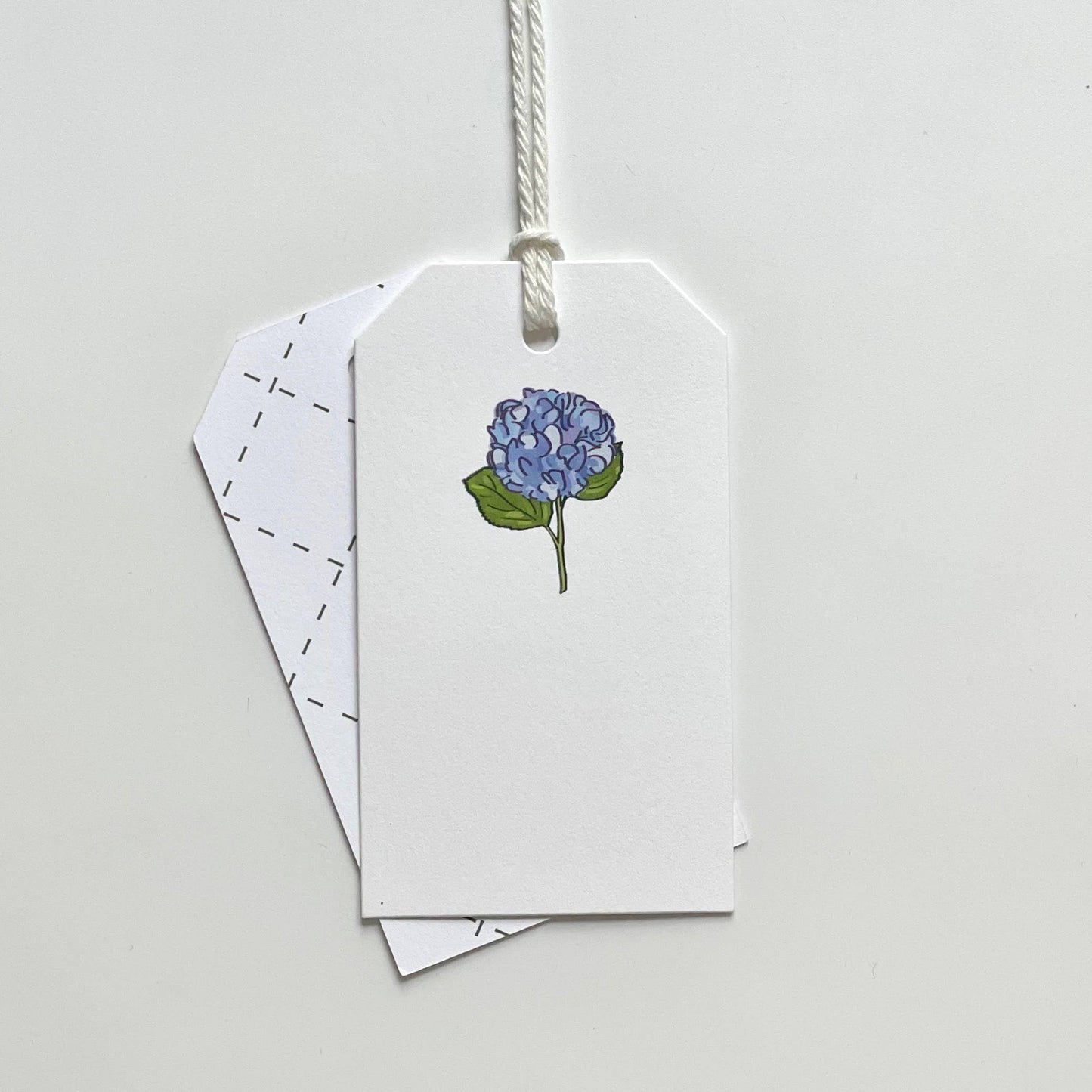 Gift Tag Set - Blue Hydrangea