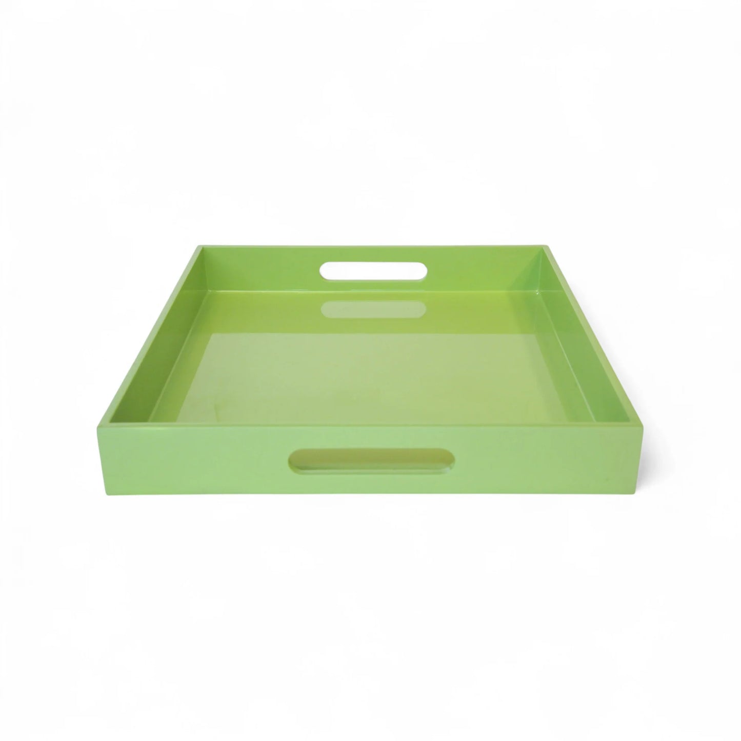 Large Square Serving Tray, Pastel Green