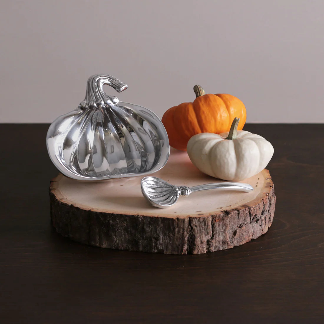 Holiday Pumpkin Bowl with Spoon