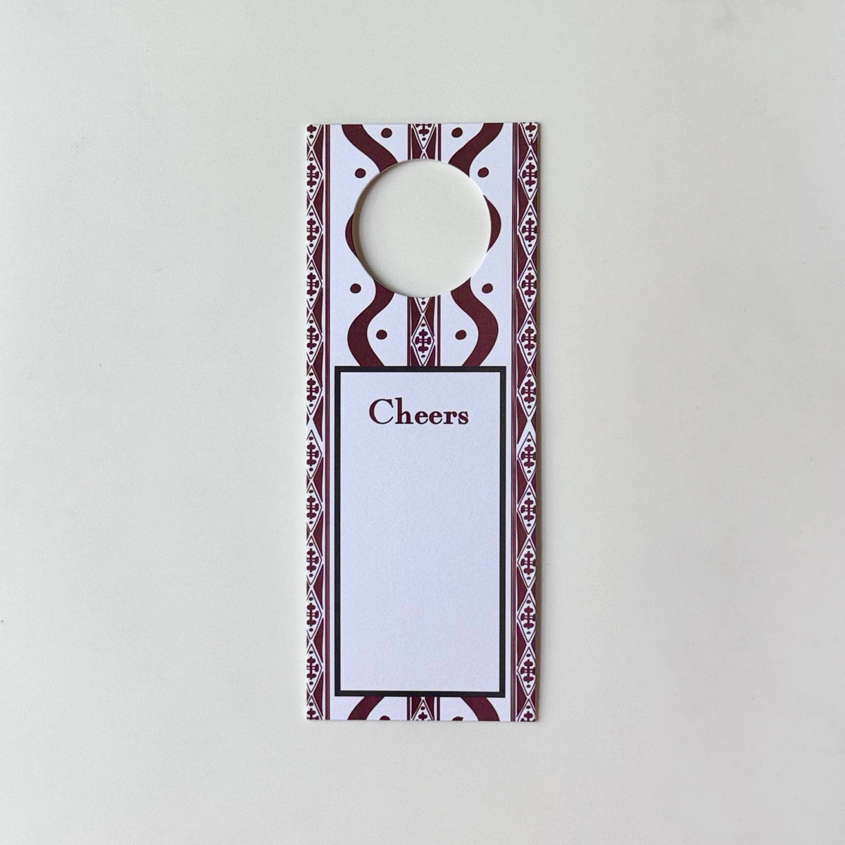 Wallis, Brown - Wine Tag