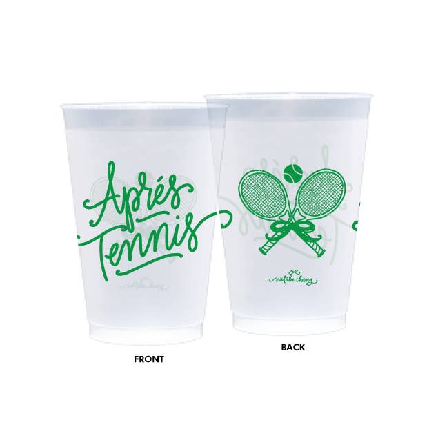 Aprés Tennis | Cups or Napkins