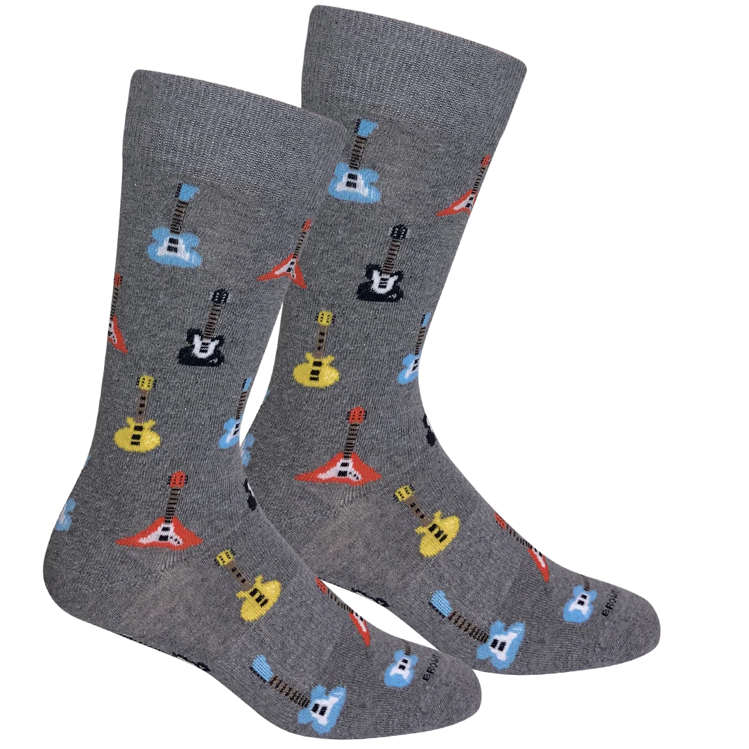 Electric Crew Socks - Light Grey Heather