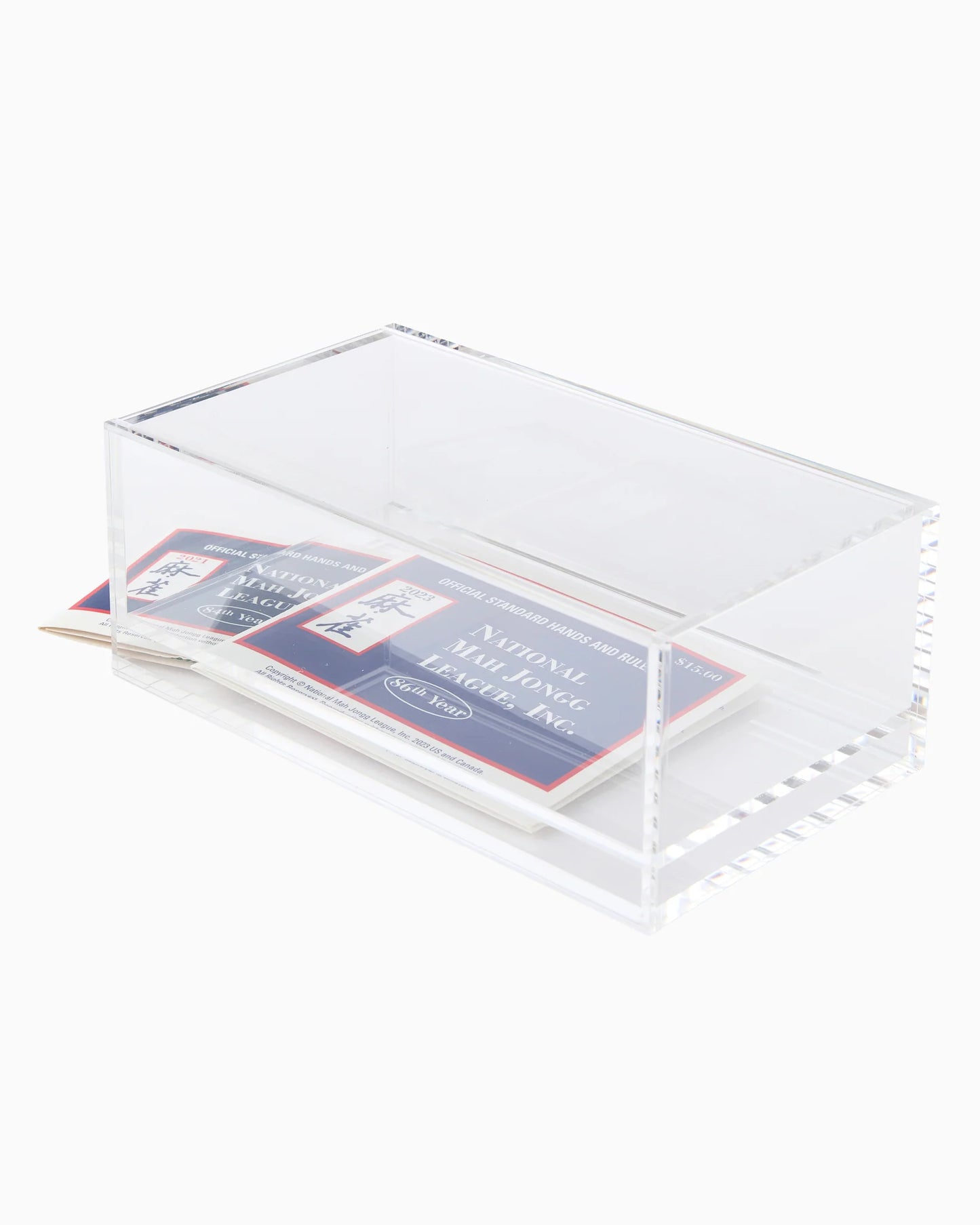 Mahjong Tile Storage Box, Acrylic