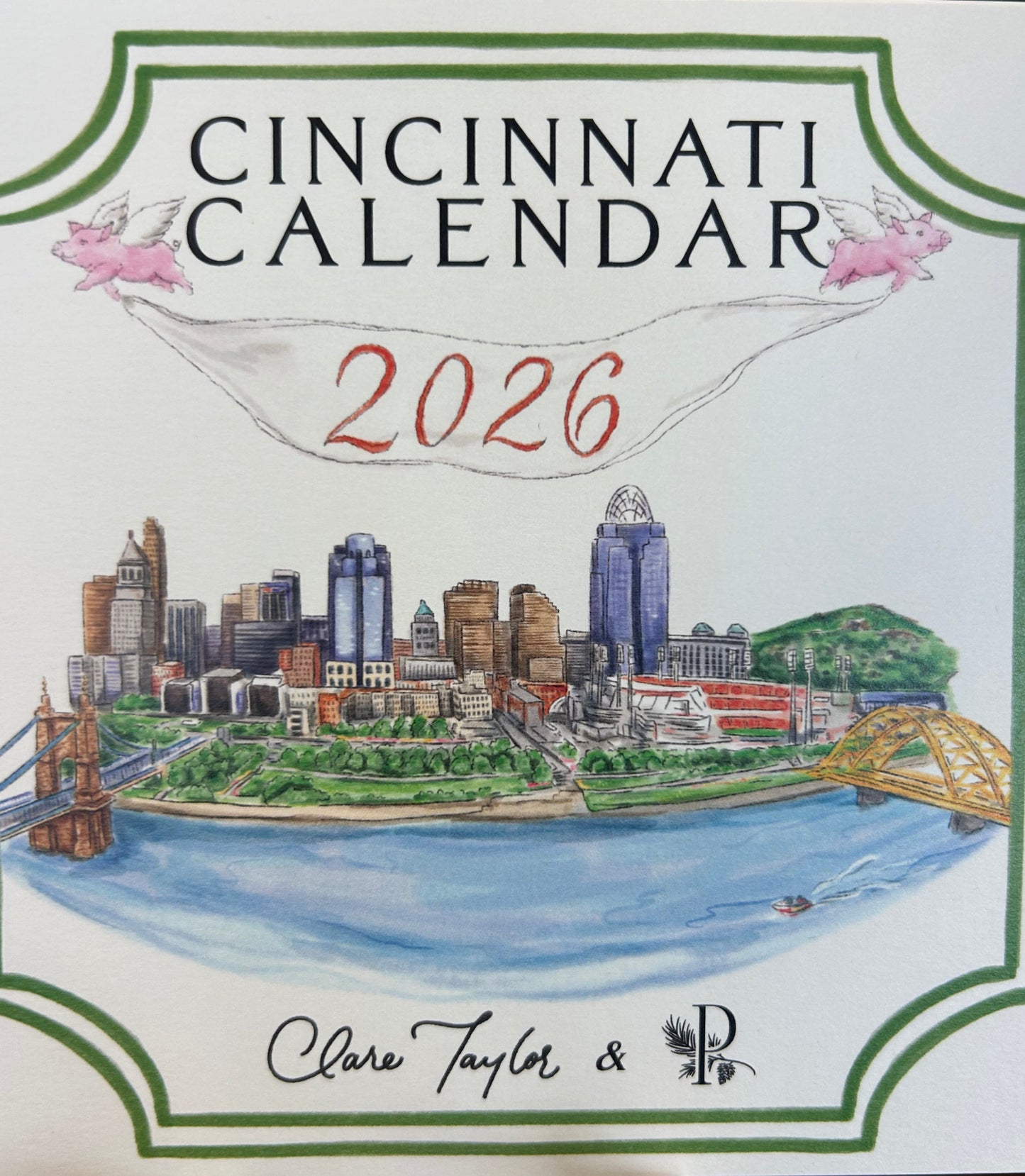 Cincinnati 2026 Illustrated Calendar
