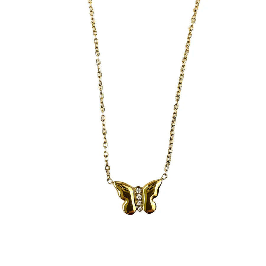 Single Butterfly Necklace
