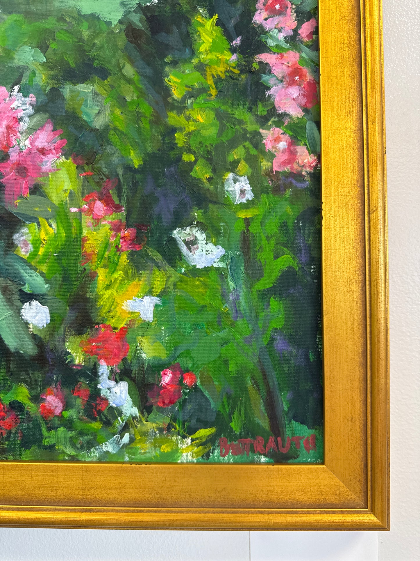Monet’s House with Pink Flowers