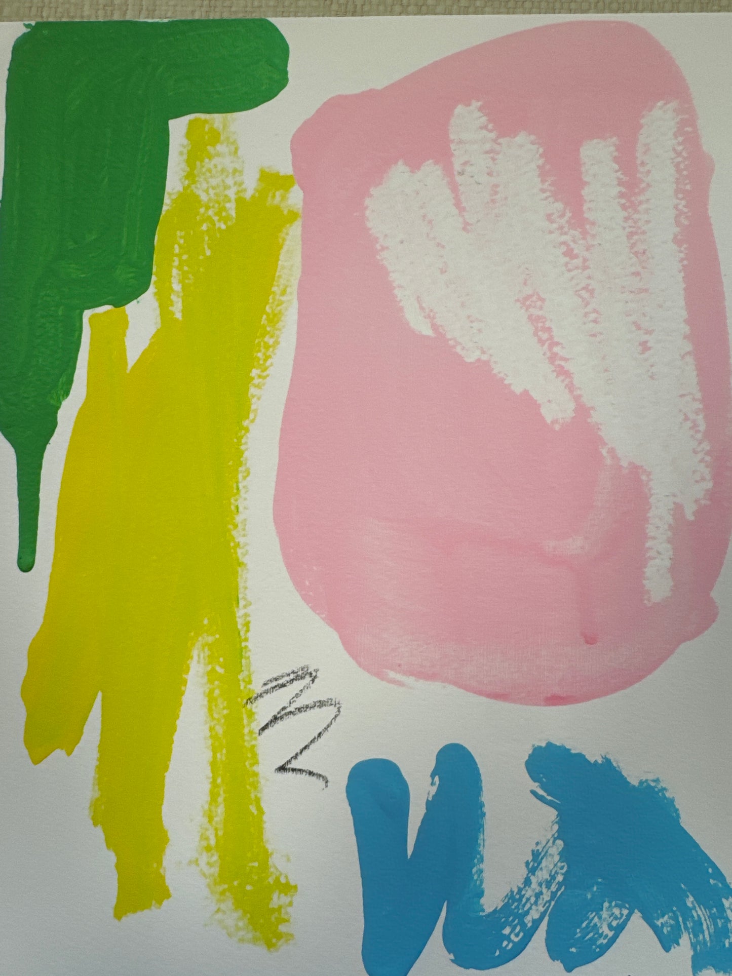 Color Block Original Art Print