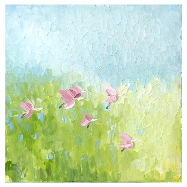 Spoonbills Soaring Into Summer