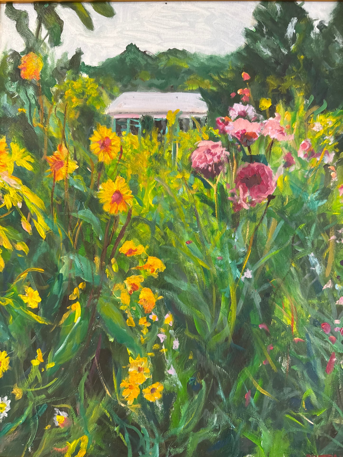 Monet’s House with Yellow Flowers