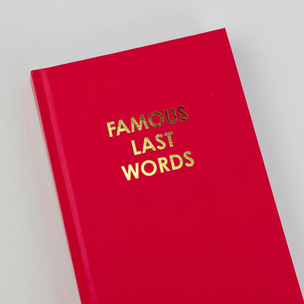 Famous Last Words | Hardcover Journal
