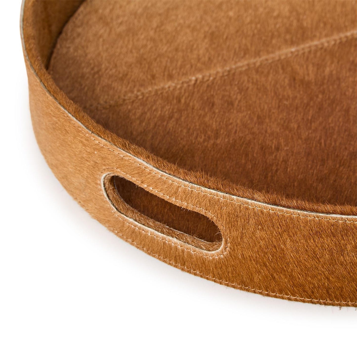 Brown Cowhide Trays, 2 Sizes