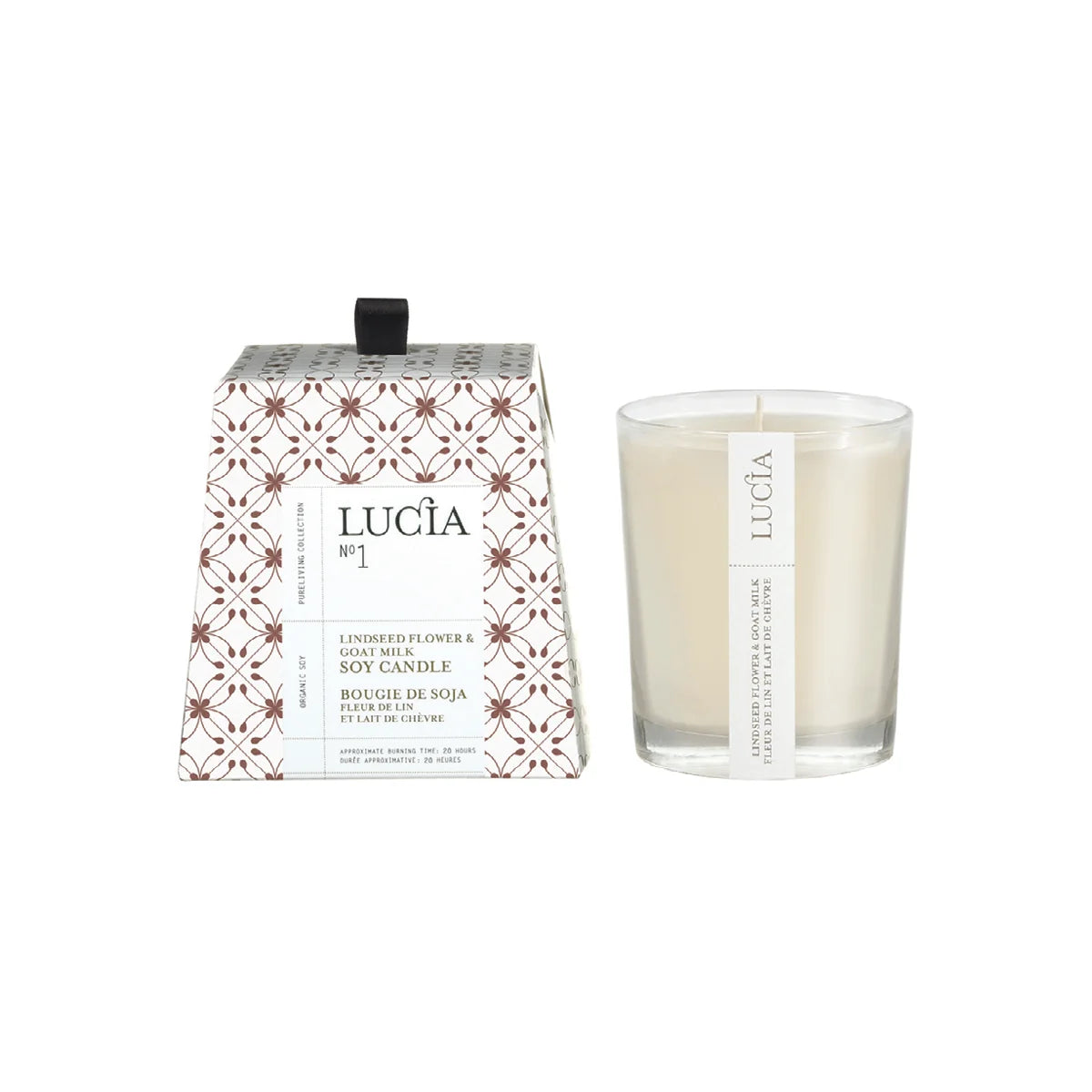 LUCIA N°1 Linseed Flower & Goat Milk Soy Candle | 20 Hours