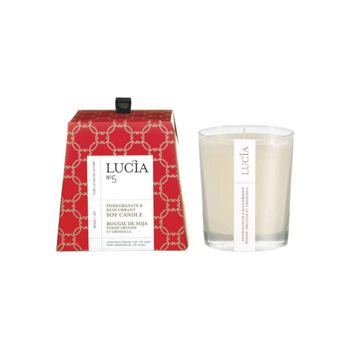 LUCIA N°5 Pomegranate & Redcurrant Soy Candle | 50 Hours