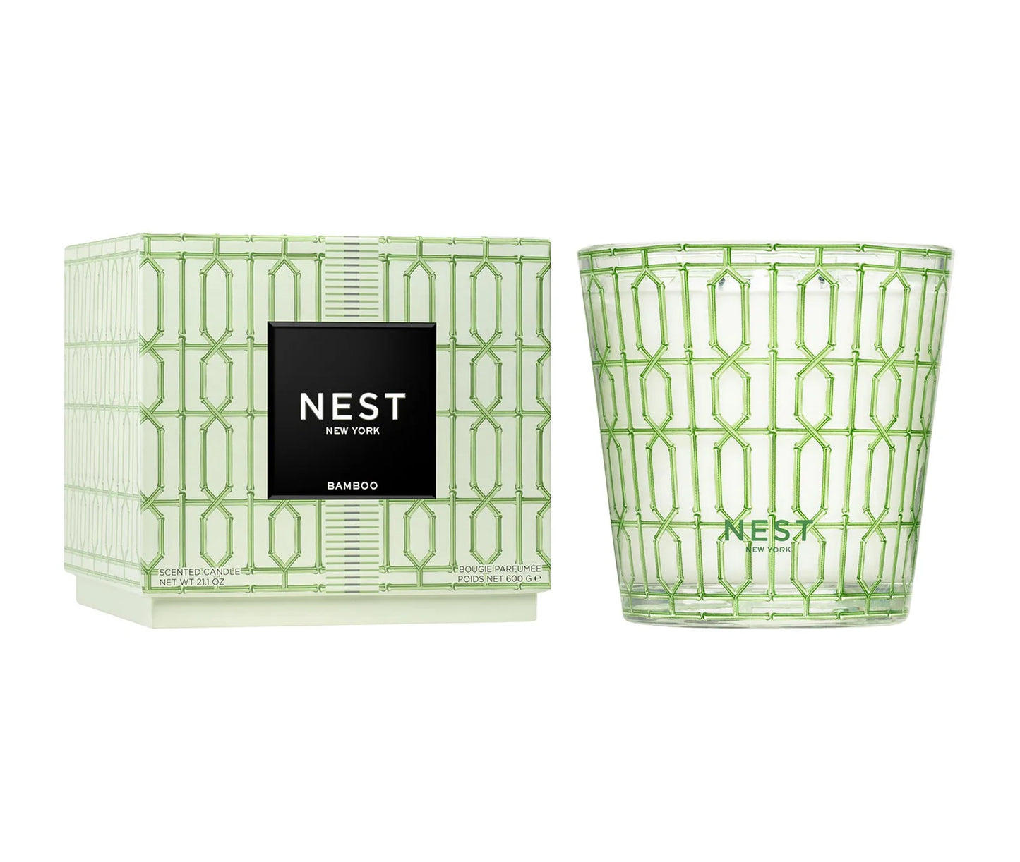NEST Specialty 3-Wick Decorative Candle - Bamboo