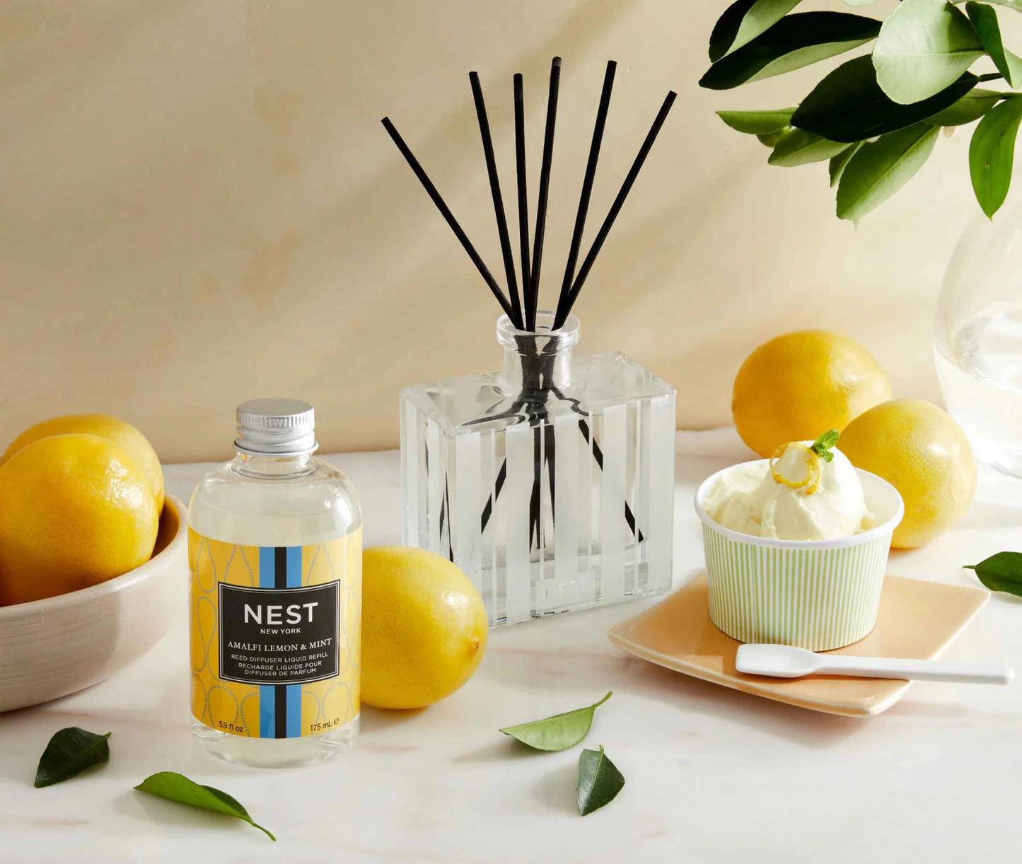 NEST Reed Diffuser Liquid Refill - Amalfi Lemon & Mint