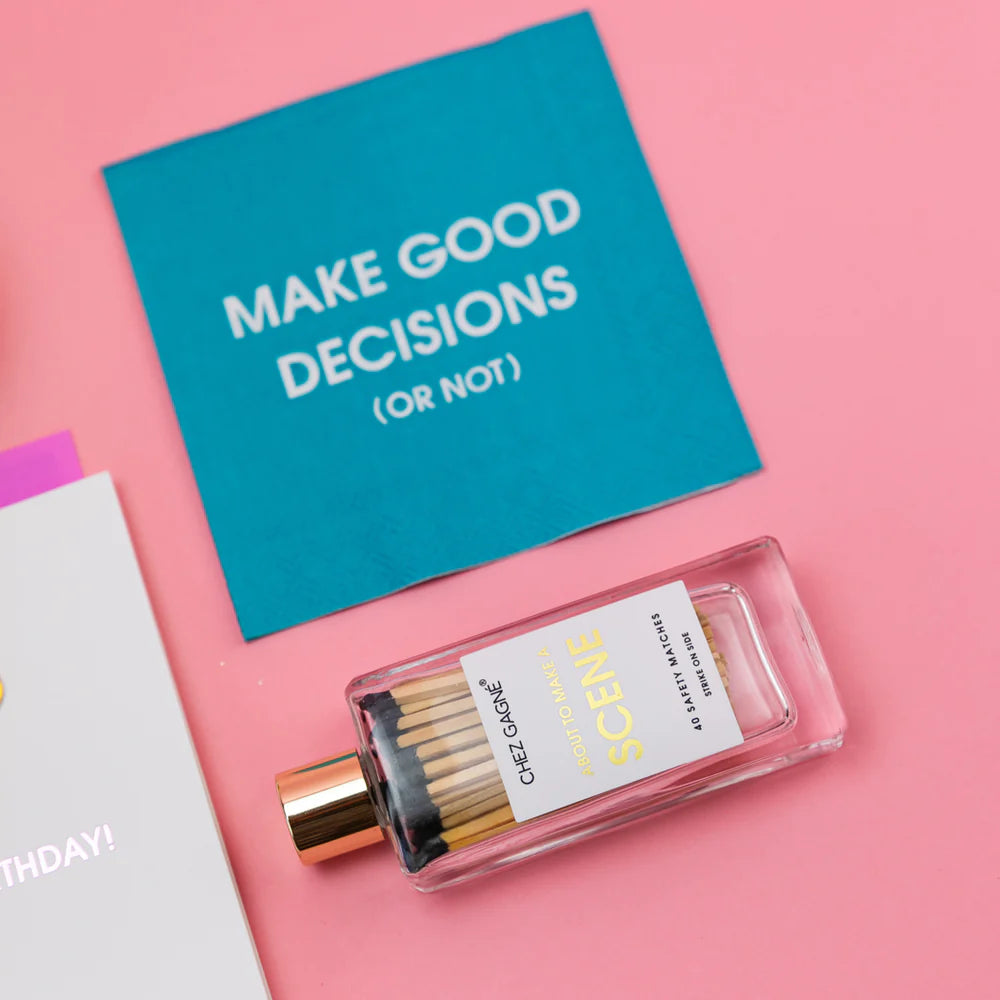 Make Good Decisions (or not) | Cocktail Napkins