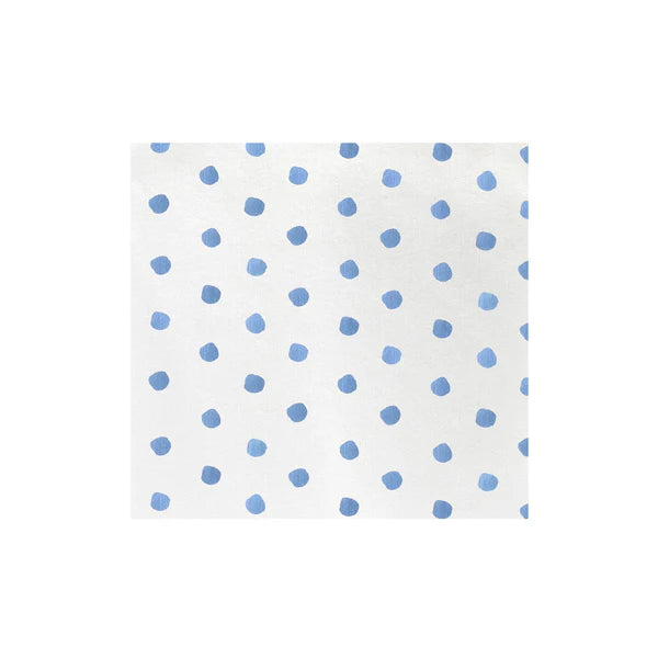 Papersoft Dinner Napkins - Dot Light Blue (Pack of 20)