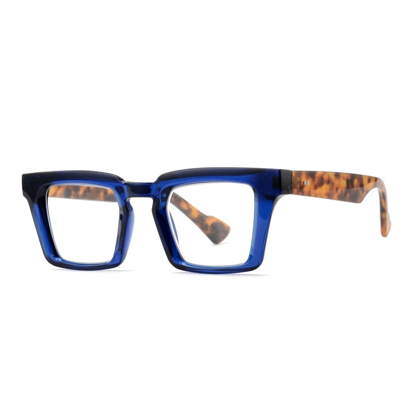 Blake | Navy Blue | Tortoise | Blue Light
