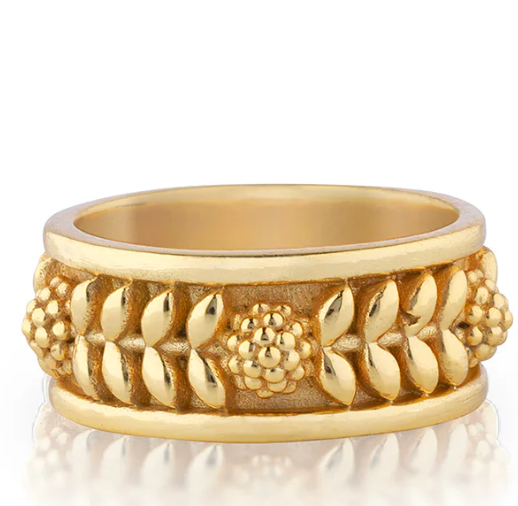 Berry Vine Ring - Gold