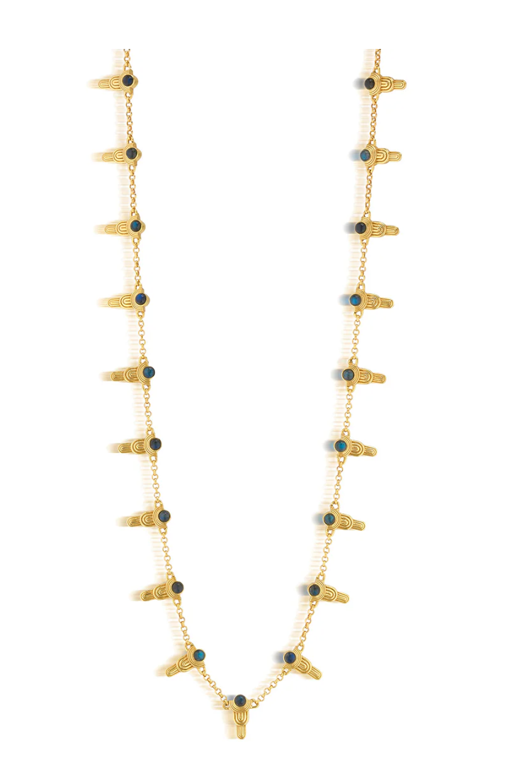 Cleopatra Ra Necklace - Blue Labradorite