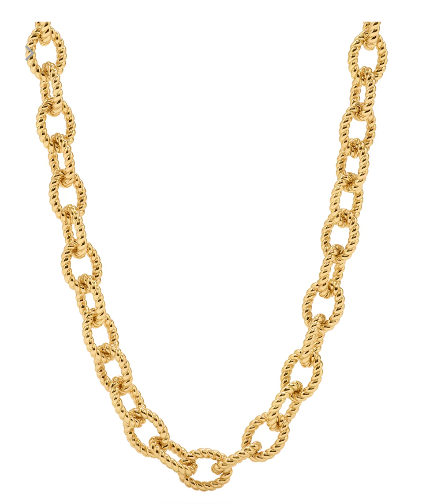Victoria Small Chain Necklace 18" Gold