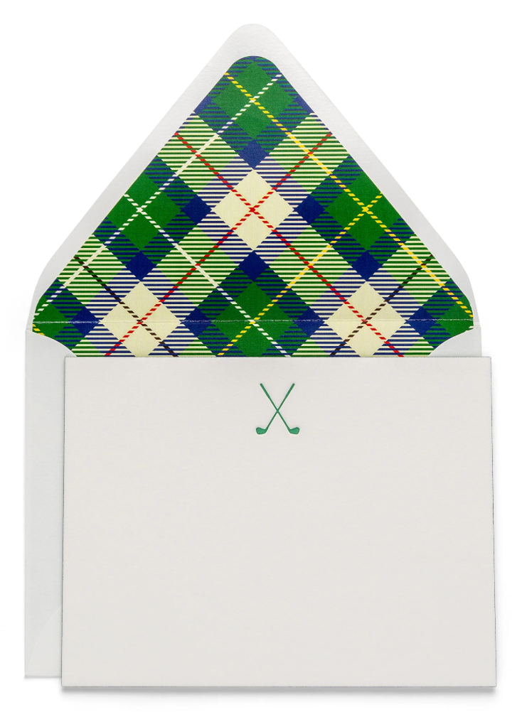 Lux Notecard Set - Golf