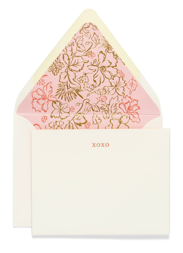 Lux Notecard Set - XOXO