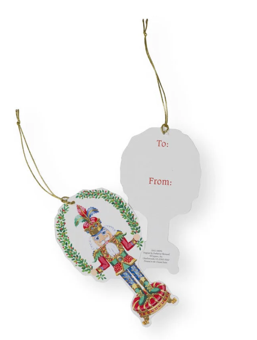 Nutcracker Christmas Gift Tags - 4 Per Package