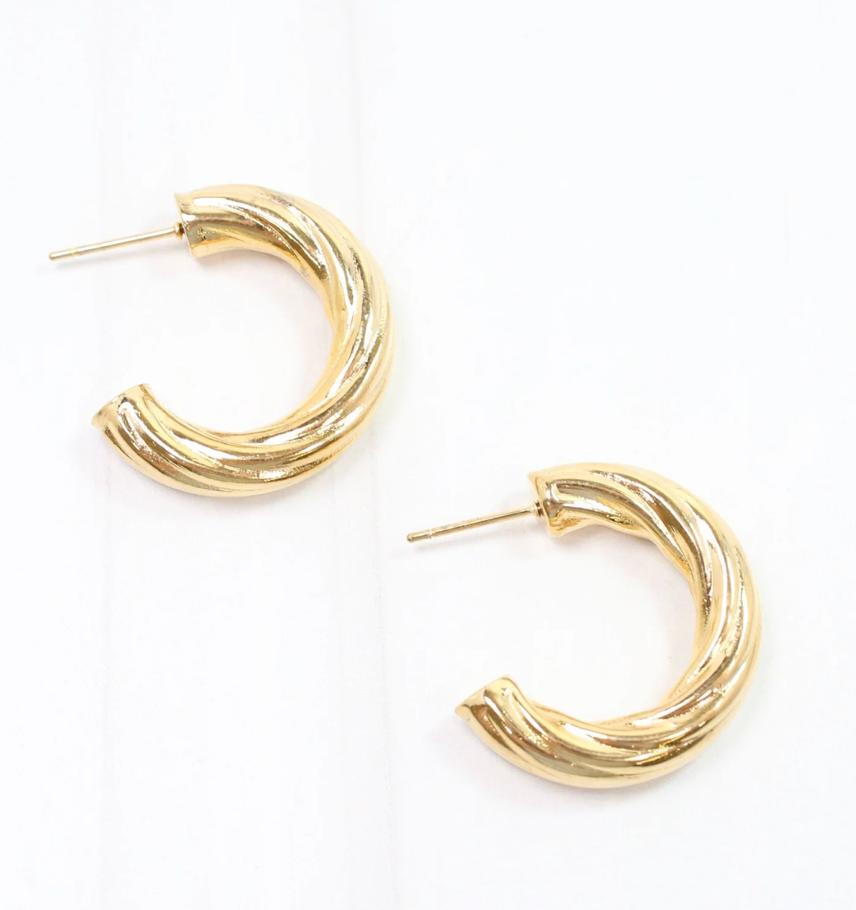 Twisted Hoop Earring