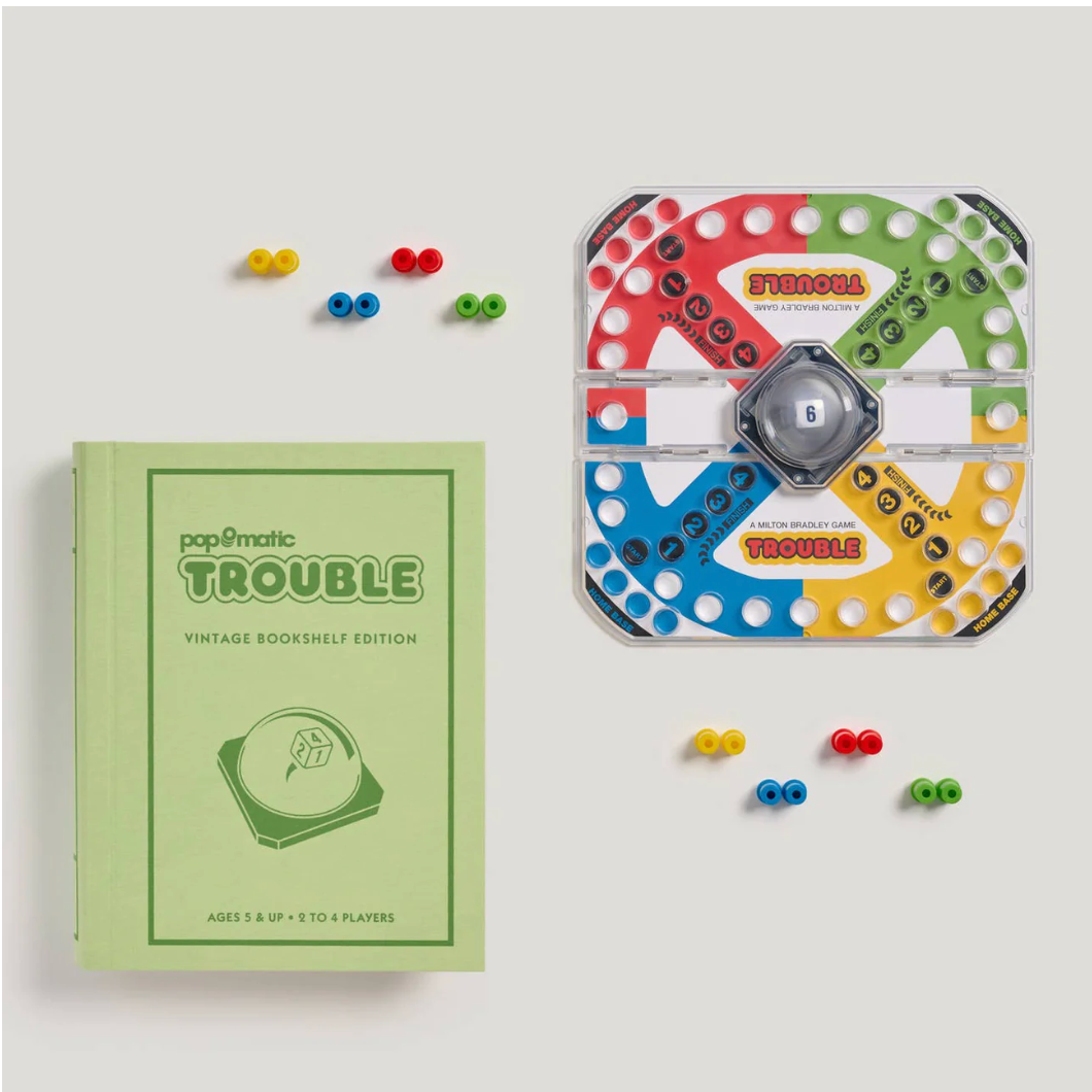 Trouble Bookshelf Classic Board Game